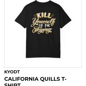 KYODT Black and Gold Graphic Tee